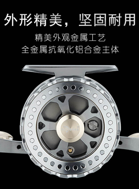 益超海雁FFD65筏钓轮防海水全金属带泄力筏钓轮筏竿轮渔轮海筏轮