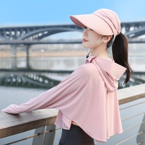 2023新款防晒衣女夏可外穿紫外线冰丝防晒服透气薄罩衫骑车电动车