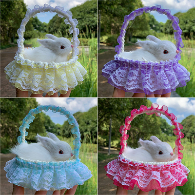 儿童玩具生日礼物小白兔摆件