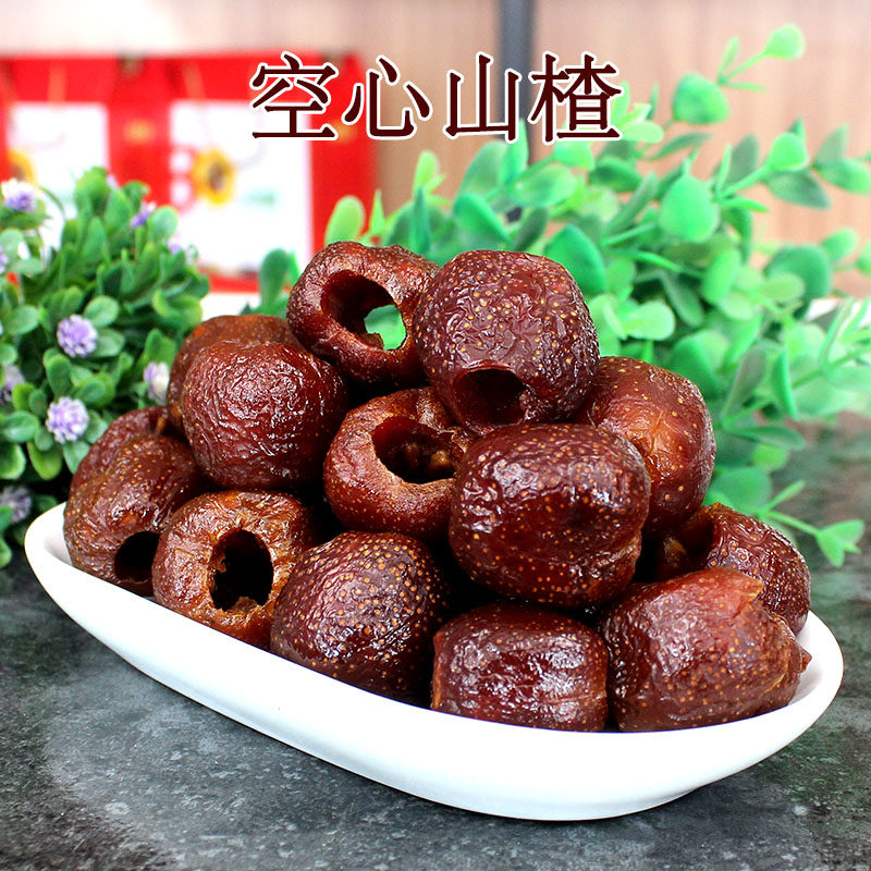 百山味独立小包装无核空心山楂干无添加剂红果肉酸甜零食果脯蜜饯