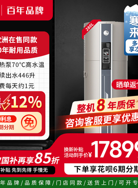 美国瑞美Rheem280L空气能热水器一级能效热泵出口大容量奥丁Odin