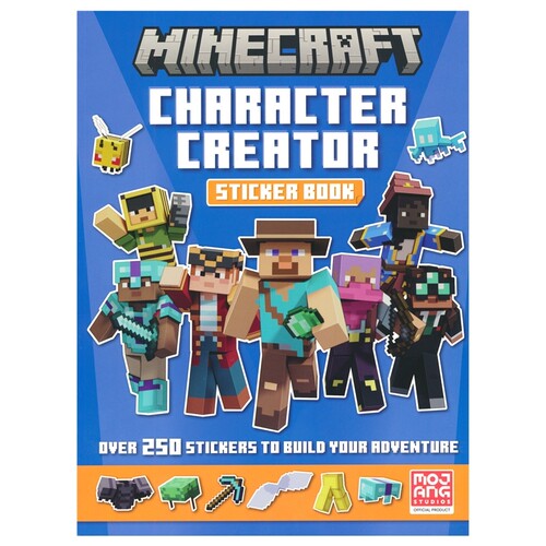 Minecraft Character Creator Sticker Book 我的世界角色创造者贴纸书 益智活动 游戏周边 官方出品 英文原版进口图书