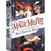 第四部 魔法边缘少年 Suit Harris 冒险章节小说 Neil Patrick The 非凡魔术团 Magic Fourth 儿童课外读物 英文原版 Misfits