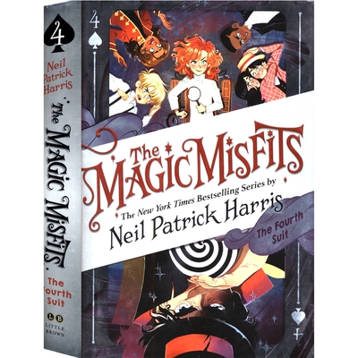 The Magic Misfits The Fourth Suit 非凡魔术团 魔法边缘少年 第四部 Neil Patrick Harris 冒险章节小说 儿童课外读物 英文原版