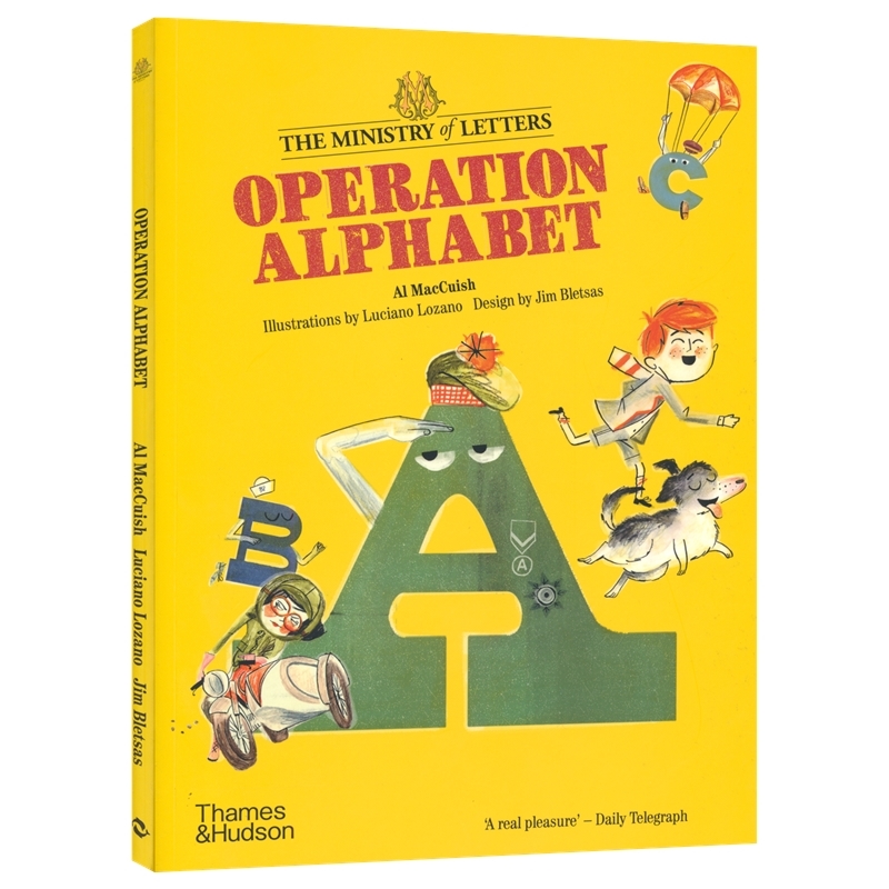Operation Alphabet 字母行动 故事绘本 英语早教启蒙 亲子读物 英文原版进口儿童图书