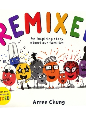 Remixed 混合颜色家族 儿童亲情观念绘本 颜色启蒙认知 图画故事书 英文原版进口图书