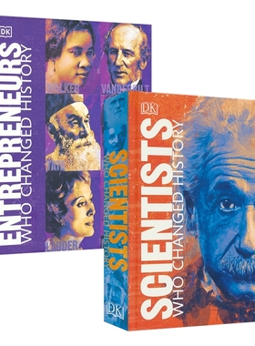 Scientists Entrepreneurs Who Changed History DK百科系列 改变历史的科学家企业家 人物传记 全图解科普 英文原版进口图书