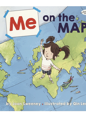 Penguin Me On The Map 从地图上找到我 吴敏兰书单 科普绘本 地理知识百科 3-7岁 畅销欧美 科学启蒙 英文原版进口儿童图书