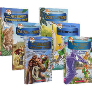 Germonimo Stilton The Journey Through Time 美国学乐原版 老鼠记者穿越时空8册 儿童全彩英语桥梁书 英文原版图书