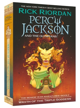 Percy Jackson and the Olympians 2 Wrath of the Triple Goddess 波西杰克逊与奥林匹斯 三相女神之怒 章节小说 英文原版进口