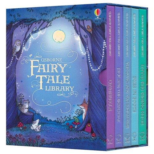 Usborne Fairy Tale Library Slipcase 尤斯伯恩 童话图书套装 经典童话故事 睡前读物 小学生课外读物 5岁+ 英文原版进口图书