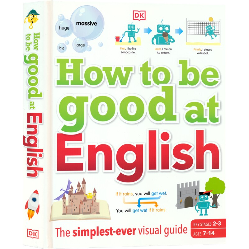 DK How to be Good at English 学业辅导指南 如何学好英语 儿童教材教辅工具书精装 图解英语 英文原版进口图书