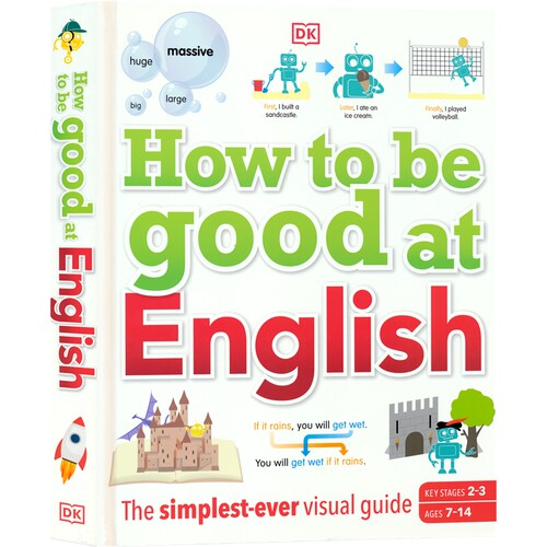 DK How to be Good at English 学业辅导指南 如何学好英语 儿童教材教辅工具书精装 图解英语 英文原版进口图书