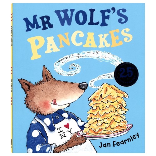 Mr Wolf's Pancakes 狼先生的煎饼 故事绘本 亲子读物 英语早教图画书 分享与合作 行为习惯养成 英文原版进口儿童图书