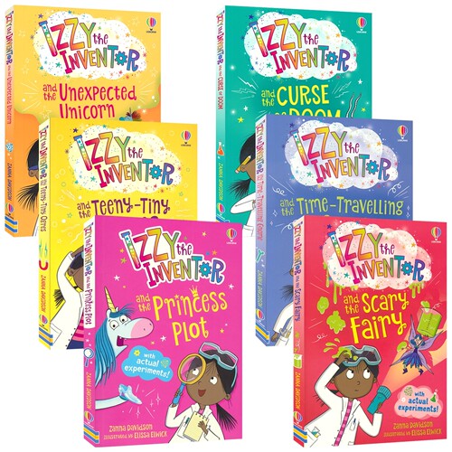 Usborne Izzy The Inventor 小发明家伊兹6册 奇幻冒险 科学实验 桥梁章节书 英文原版进口儿童图书