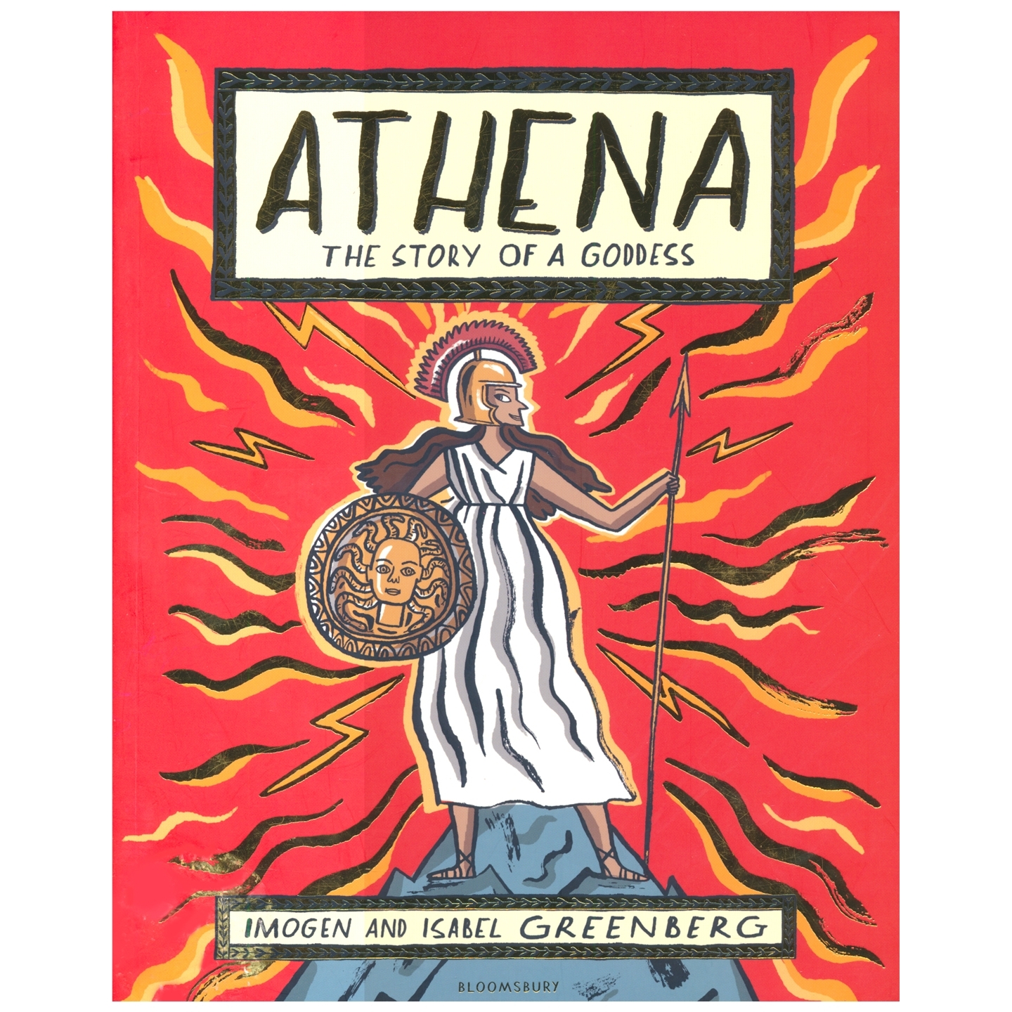 Athena The Story of a goddess 雅典娜 一位女神的故事 神话传说 传奇故事 大开本 小学生英语课外读物 英文原版进口儿童图书