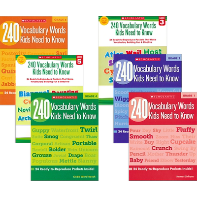 240个单词学乐原版教辅练习册