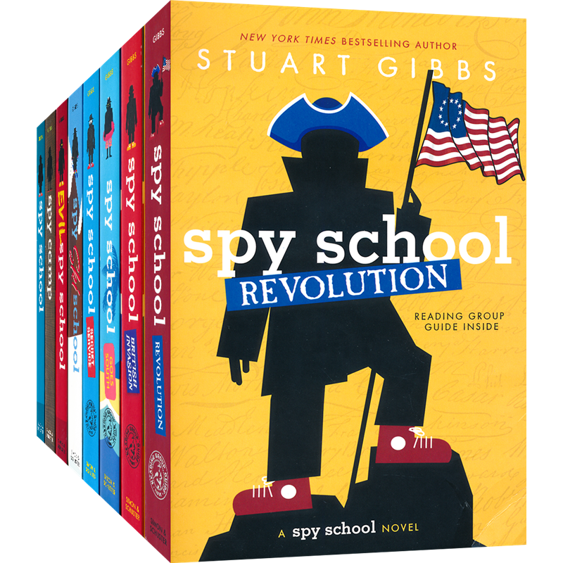 The Spy School 间谍学校1-9 儿童英语章节书 特工主题 青少年课外读物 8-12岁 英文原版进口图书