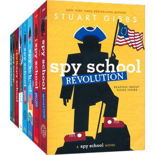The Spy School 间谍学校 1-12册全套 英文原版章节小说 全彩漫画书 9岁+中小学生课外读物 秘密任务 滑雪学校 海上谍战 间谍秘笈