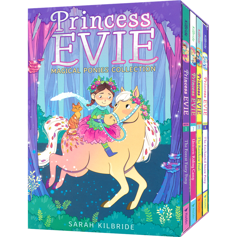 Princess Evie Magical Ponies Collection 埃维公主和她的魔法小马们 奇幻冒险故事 4册盒装 英文课外读物 英文原版进口图书