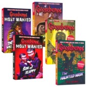 惊悚故事小说 Goosebumps 学乐鸡皮疙瘩系列 青少年课外读物 Son 英文原版 儿童章节书 Scholastic Slappy 头号通缉系列 进口书