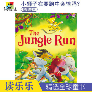 丛林赛跑 Run 英语故事绘本 亲子阅读 进口儿童图书 The 英文原版 Jungle