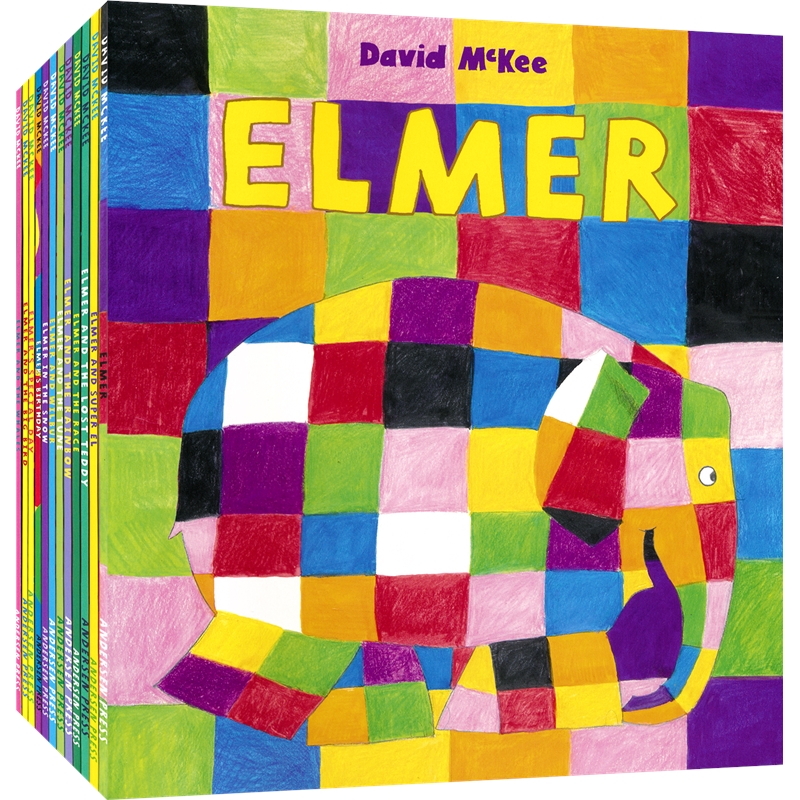 花格子大象艾玛经典绘本