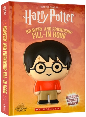 Harry Potter Squishy Bravery and Friendship 哈利·波特 勇气与友谊 益智活动 绘画 英文原版进口儿童图书