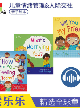 Molly Potter what's worrying you will you be my friend 儿童人际交往情绪情商管理绘本 英语课外读物 英文原版进口图书
