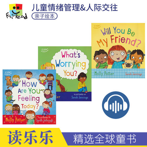 Molly Potter what's worrying you will you be my friend 儿童人际交往情绪情商管理绘本 英语课外读物 英文原版进口图书