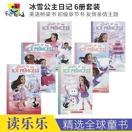 Scholastic Diary of an Ice Princess 冰雪公主日记6册套装 儿童英语桥梁书 初级章节读物 7-10岁 英文原版进口图书 - 封面