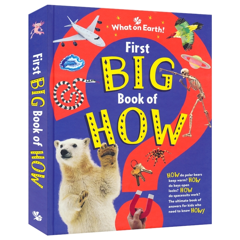 First Big Book Of How 儿童百科科普读物 精装大开本 5岁+ 小学生英语课外读物 英文原版进口儿童图书