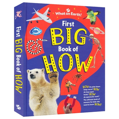 First Big Book Of How 儿童百科科普读物 精装大开本 5岁+ 小学生英语课外读物 英文原版进口儿童图书