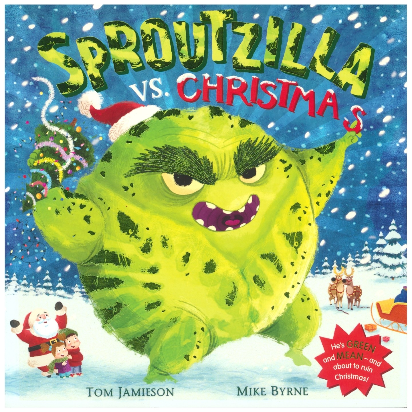 【自营】Sproutzilla Vs. Christmas 芽甘蓝 Vs. 圣诞节 蔬菜图画故事绘本 荒诞有趣 亲子读物 英语早教 英文原版进口儿童图书,书籍/杂志/报纸,原版其它,淘宝优惠券,粉丝福利购,淘宝优惠卷