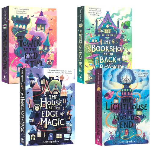 The House at the Edge of Magic 魔法边缘的房子1-4册 英文原版章节小说 奇幻魔法冒险故事 9-12岁青少年英语课外读物