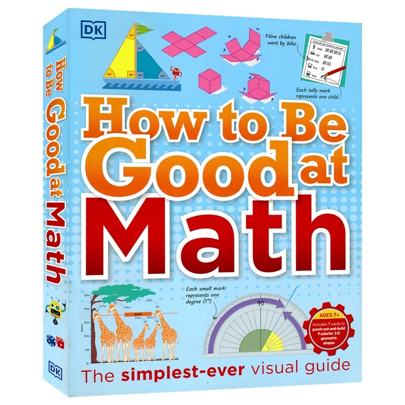 How To Be Good At Math DK 如何擅长数学 家庭自学指南 趣味学数学 7岁+ 英文原版进口图书