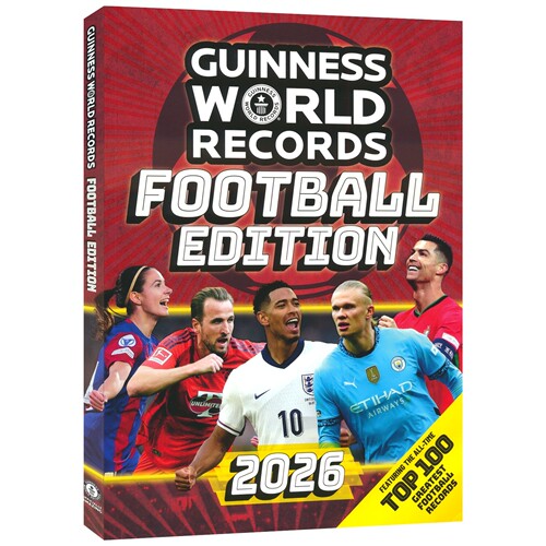 Guinness World Records Football Ed. 2026 吉尼斯世界纪录足球版2026 青少年百科科普读物 英文原版进口儿童图书