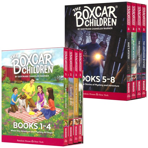 The Boxcar Children Mysteries 篷车少年侦探冒险1-8册 经典传承 冒险解谜 成长独立 侦探推理英语章节小说 英文原版进口儿童图书
