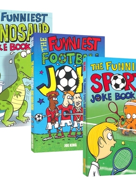 The Funniest Joke Book Ever 史上ZUI搞笑的笑话书 3册 英式幽默 英文桥梁书 小学课外读物 英国文化 7-9岁 英文原版进口图书
