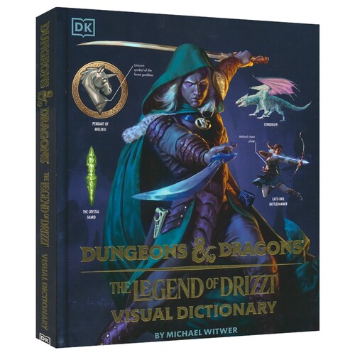 DK Dungeons & Dragons The Legend of Drizzt Visual Dictionary 龙与地下城 崔斯特传奇视觉艺术指南 英文原版进口图书