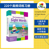 幼儿早教词汇书 Complete Words 课外练习册 Book 英文原版 儿童小学英语教辅 The Sight 220个高频词练习册 进口图书