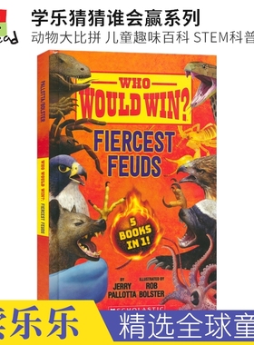 Who Would Win Fiercest Feuds 5 Books in 1 学乐猜猜谁会赢 动物大比拼 儿童趣味百科 STEM科普 课外读物 英文原版进口图书