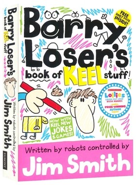 Barry Loser's Book Of Keel Stuff 倒霉蛋巴里 超酷万事通 笑话 趣味测试 绘画指南 互动游戏 小学生课外读物 7-9岁 英文原版