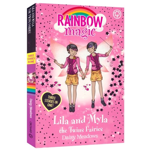 Rainbow Magic Lila and Myla The Twins Fairies 彩虹魔法仙子 双胞胎仙女莉拉和迈拉 奇幻冒险 章节小说 英文原版进口儿童图书