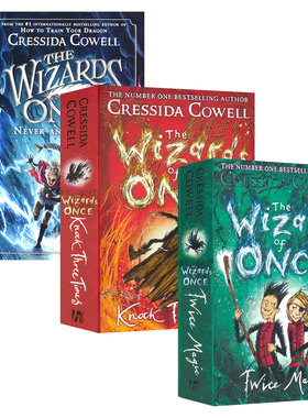 The Wizards of Once 魔镜奇谭系列234 Cressida Cowell 奇幻冒险魔法章节小说 青少年英语课外读物 英文原版进口儿童图书