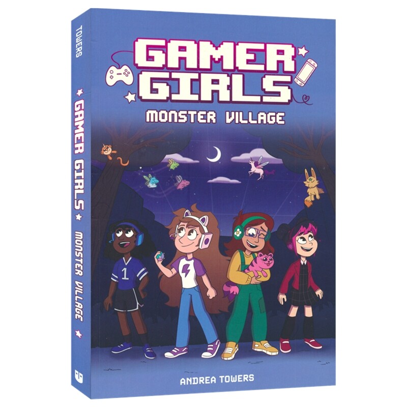 Gamer Girls 02 - Monster Village 游戏少女2 怪物村 章节小说 青少年英语课外读物 英文原版进口儿童图书