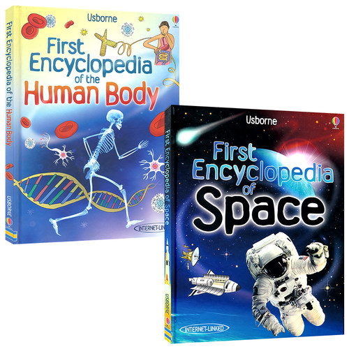 Usborne First Encyclopedia of Space Human Body 太空人体百科全书 儿童科普读物 小学生英语课外阅读 英文原版进口儿童图书