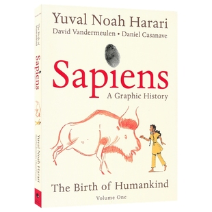 英文原版 Harari The Birth 尤瓦尔·赫拉利 人类简史 Humankind 百科科普 Sapiens 从动物到上帝 世界通史 漫画故事书第一辑