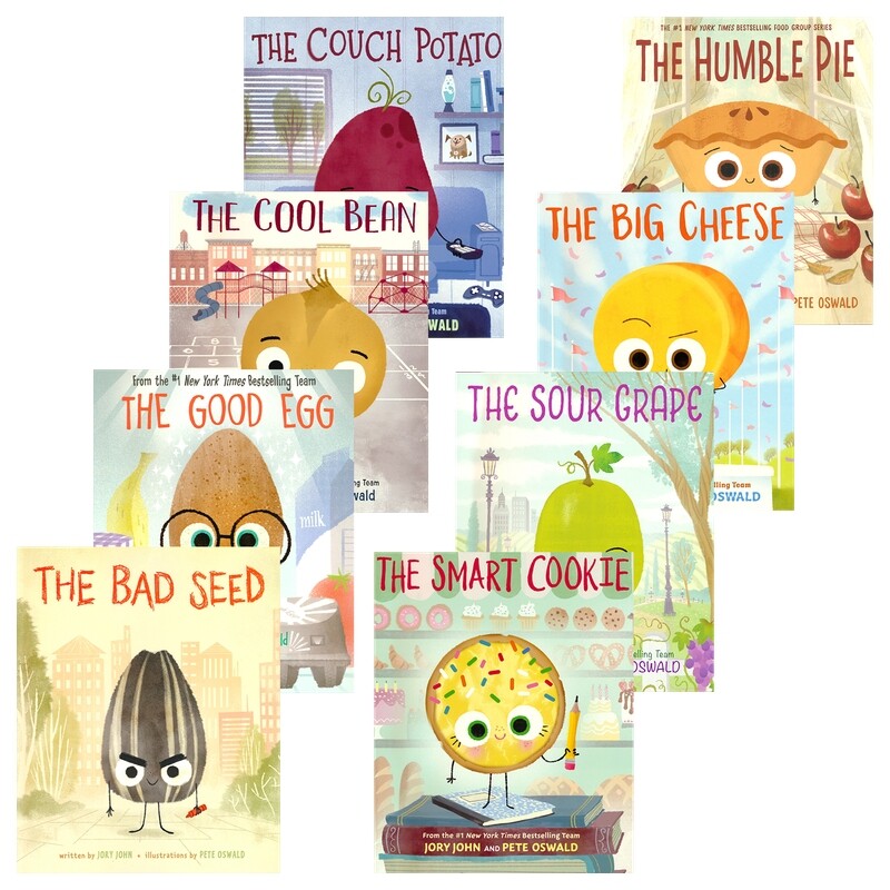 【自营】The Bad Seed /Big Cheese /Good Egg 坏种子系列8册 Food Group 食物家族 Jory John 趣味图画书儿童启蒙 英文原版绘本