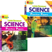 测试卷A Secondary 新加坡科学 Science Lower 两册套装 Paper Casco 进口图书 Practice 英文原版 初中低年级科学练习